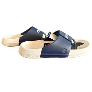 Mens ROLL Recovery SUPERPLUSH Recovery Flip Flops Blue/White Size 11